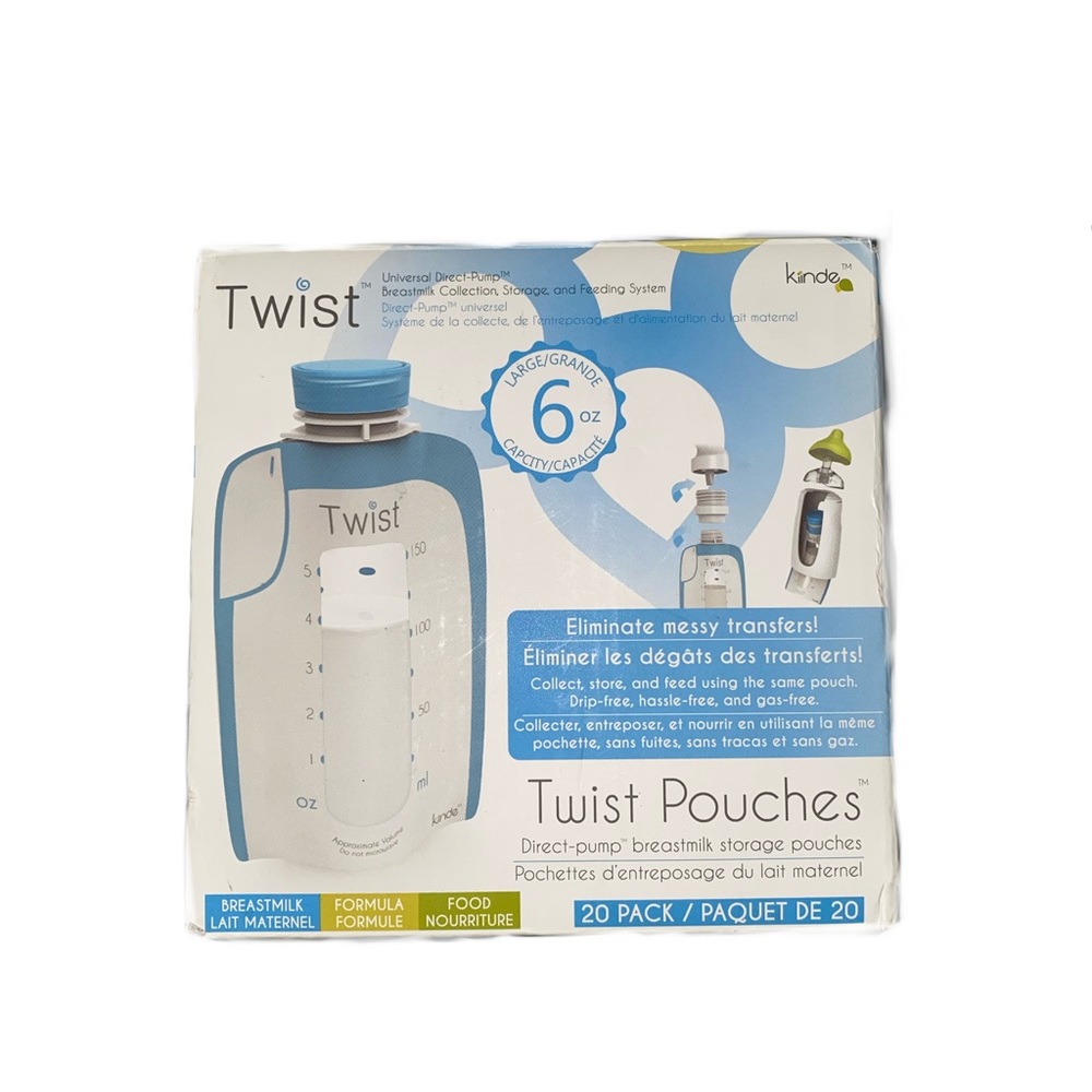 Breastmilk storage pouches